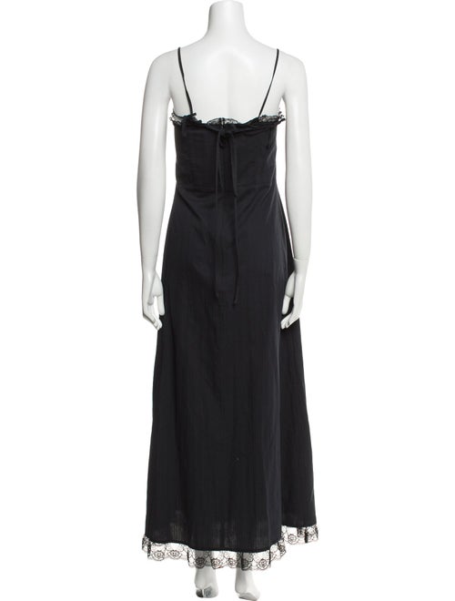 The Kooples Square Neckline Long Dress