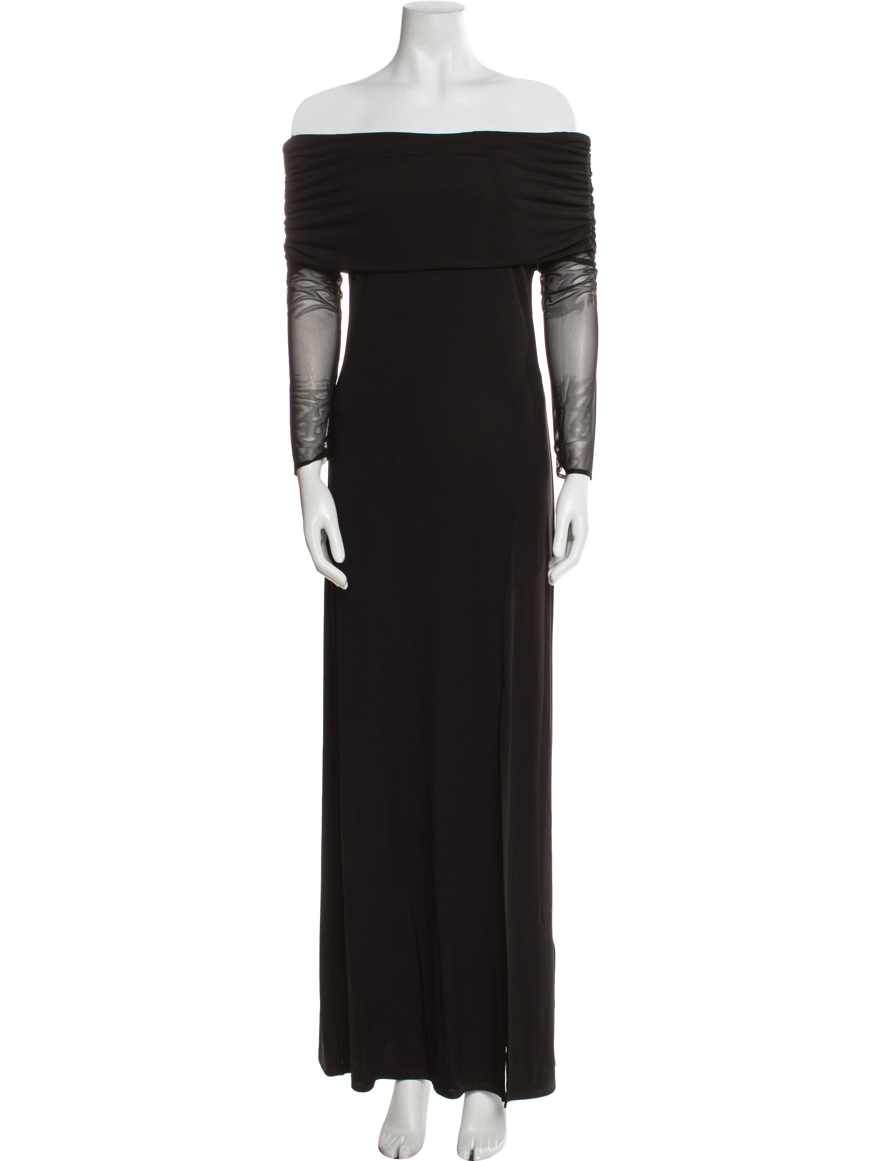 The Kooples Off-The-Shoulder Long Dress