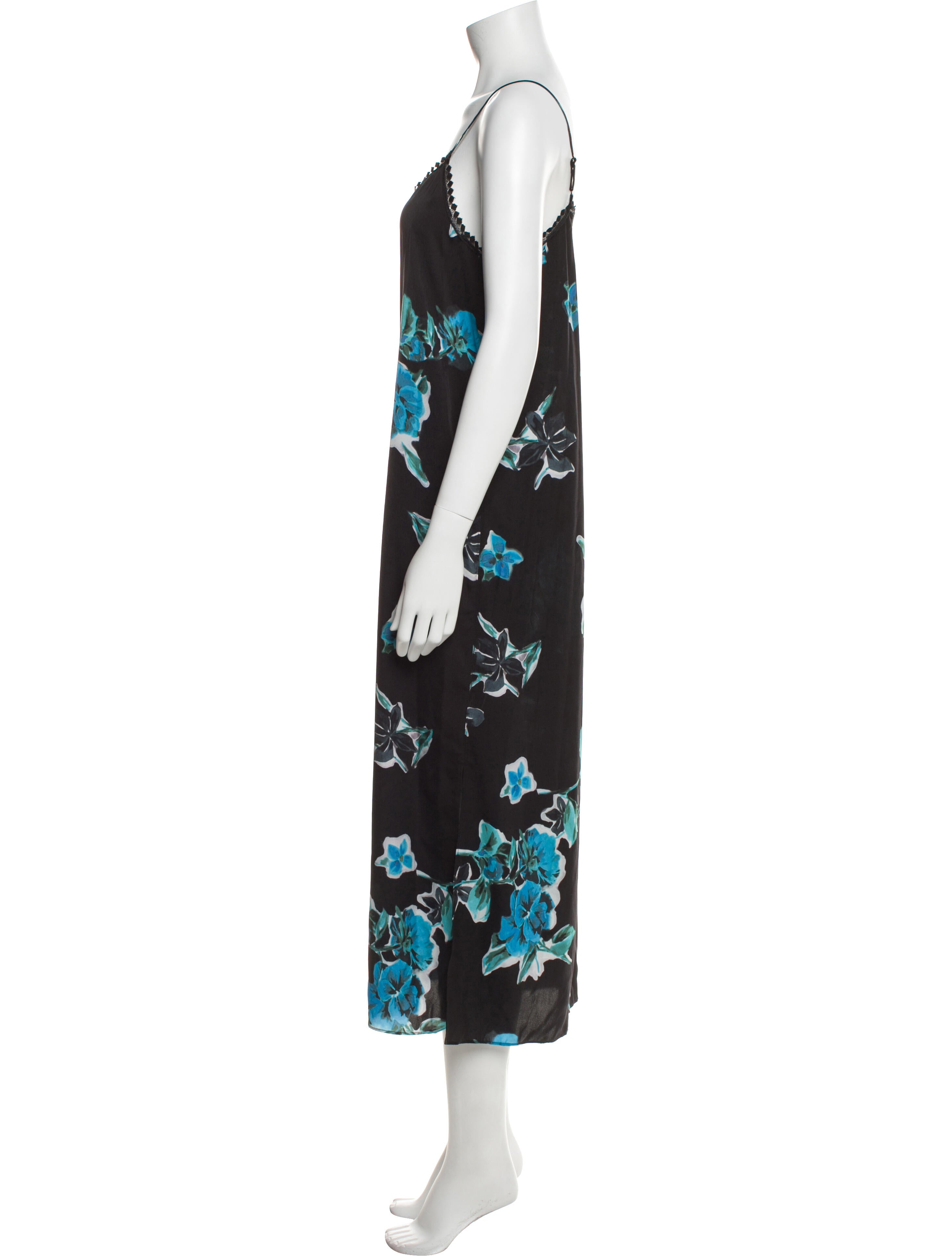 The Kooples Floral Print Long Dress