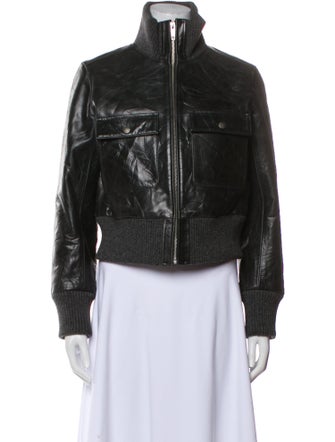 The Kooples Leather Biker Jacket