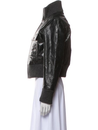 The Kooples Leather Biker Jacket