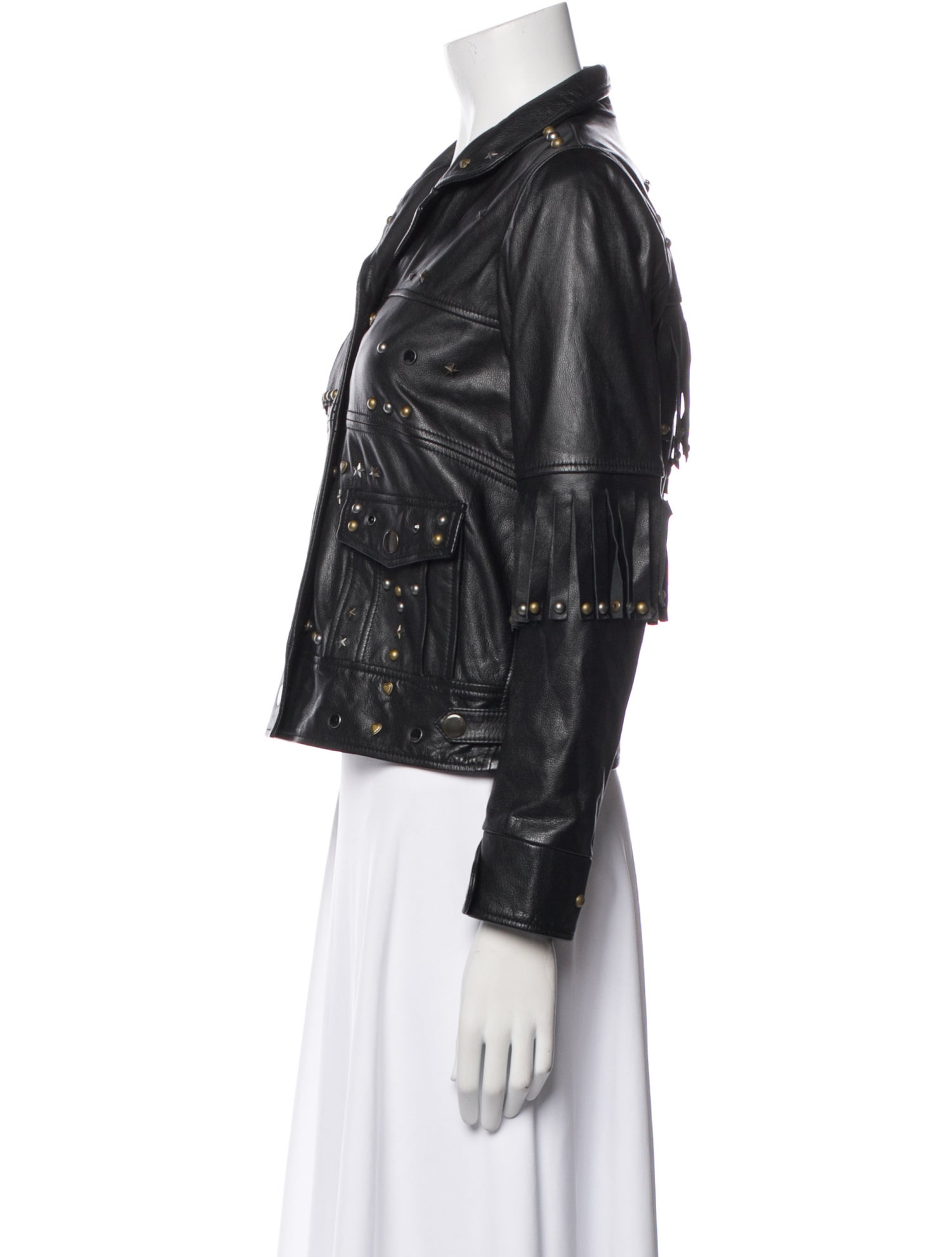 The Kooples Leather Biker Jacket