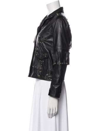 The Kooples Leather Biker Jacket