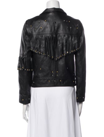 The Kooples Leather Biker Jacket