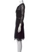 The Kooples Lace Pattern Knee-Length Dress