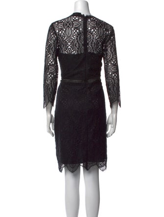 The Kooples Lace Pattern Knee-Length Dress