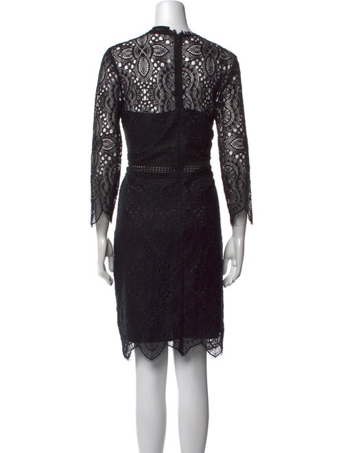 The Kooples Lace Pattern Knee-Length Dress