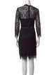 The Kooples Lace Pattern Knee-Length Dress