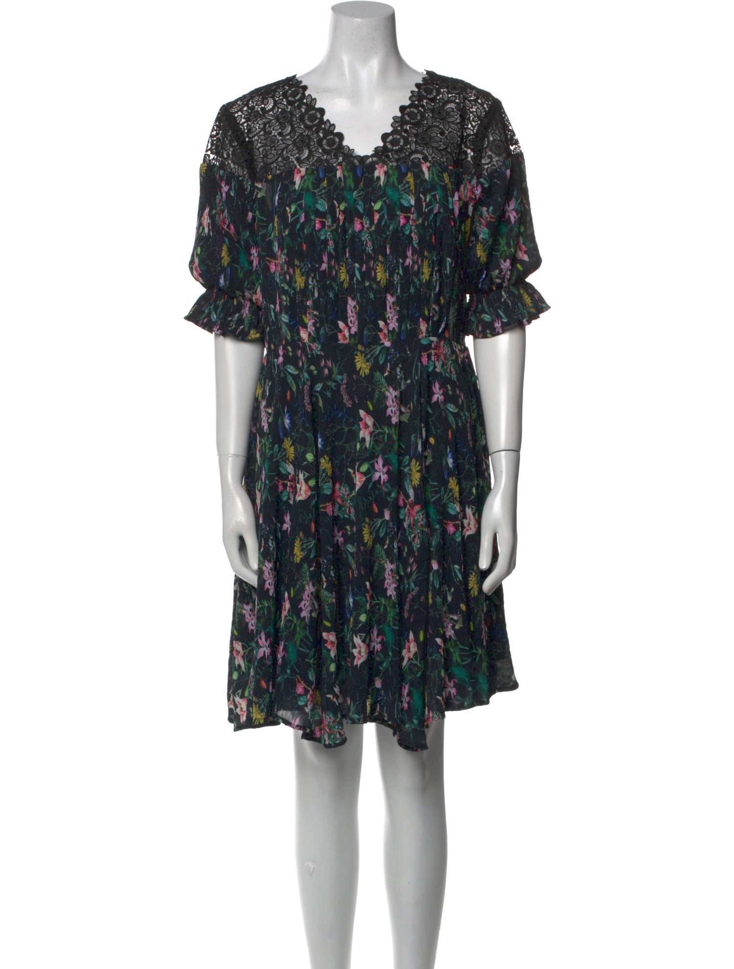 The Kooples Floral Print Mini Dress