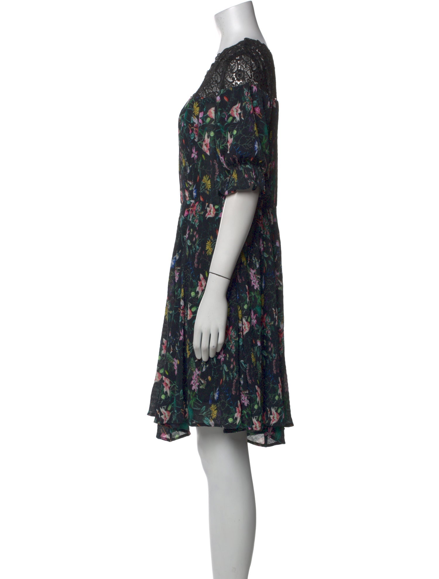 The Kooples Floral Print Mini Dress