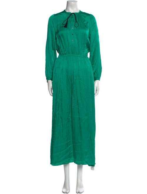 The Kooples Crew Neck Midi Length Dress