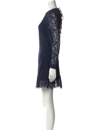 The Kooples Lace Pattern Mini Dress