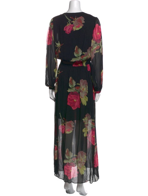 The Kooples Floral Print Long Dress
