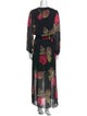 The Kooples Floral Print Long Dress