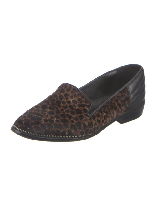 The Kooples Ponyhair Animal Print Loafers