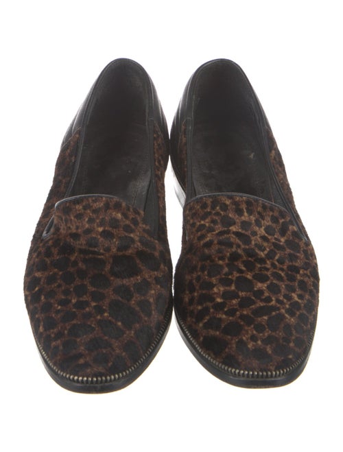 The Kooples Ponyhair Animal Print Loafers