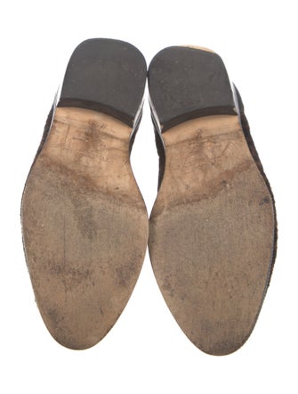 The Kooples Ponyhair Animal Print Loafers