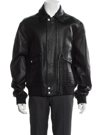 The Kooples Lambskin Bomber Jacket