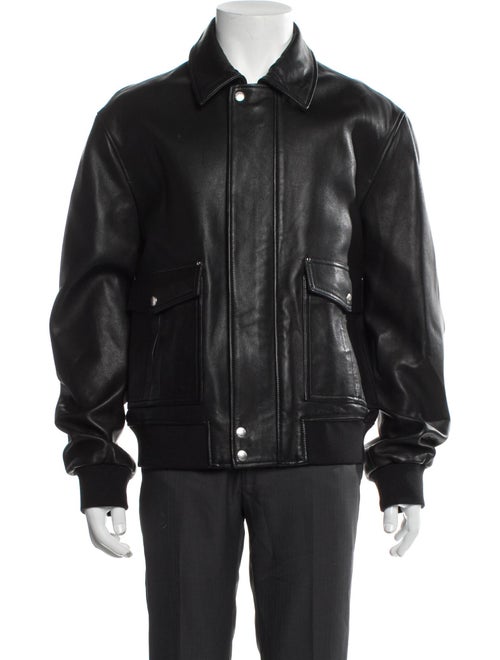 The Kooples Lambskin Bomber Jacket