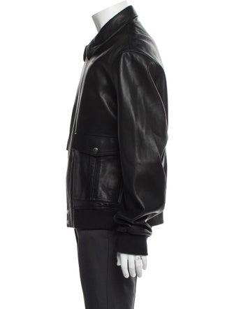 The Kooples Lambskin Bomber Jacket