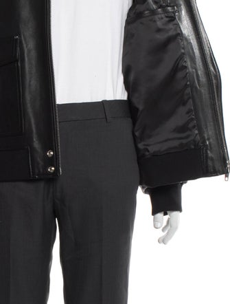 The Kooples Lambskin Bomber Jacket