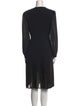 The Kooples Crew Neck Midi Length Dress