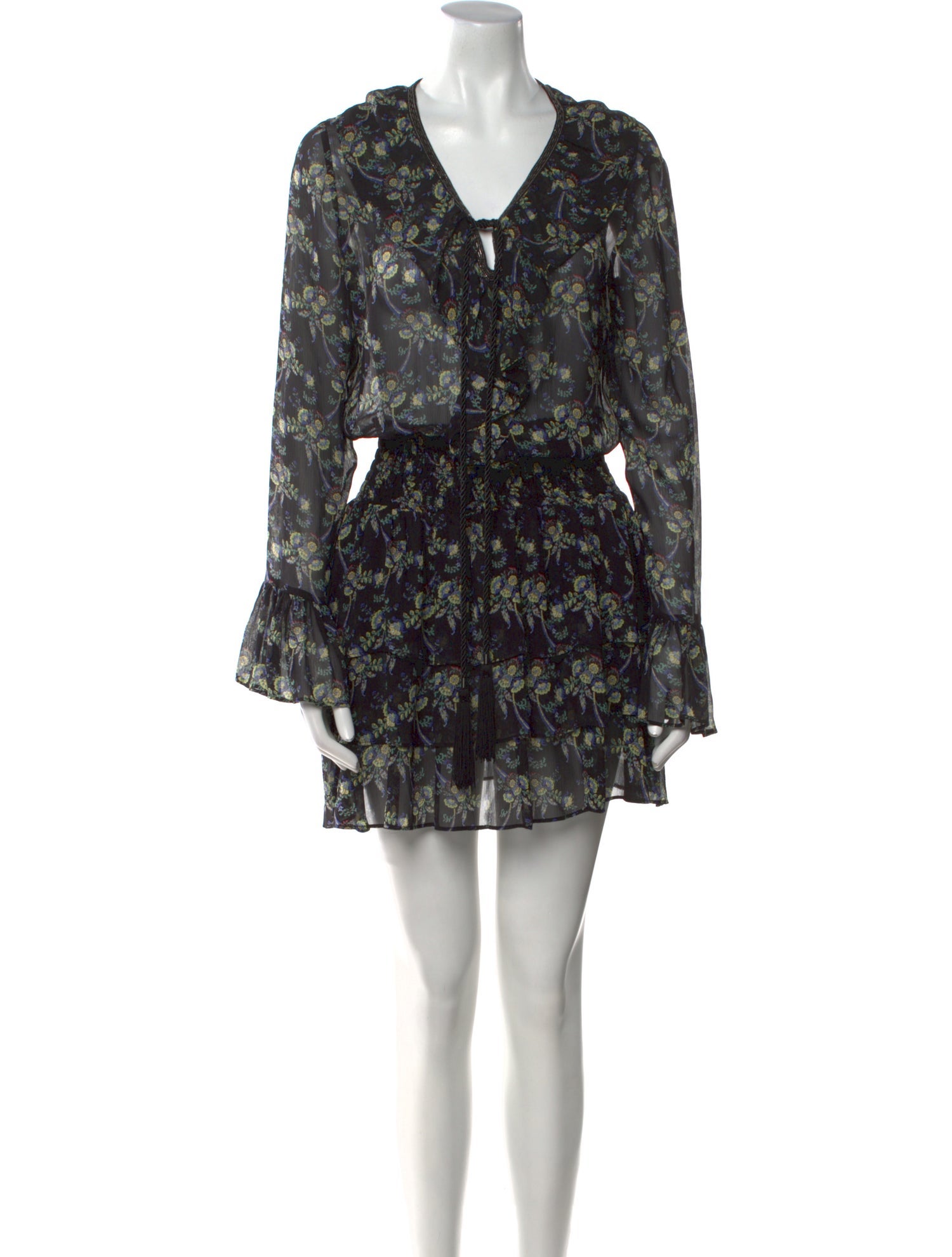 The Kooples Floral Print Mini Dress