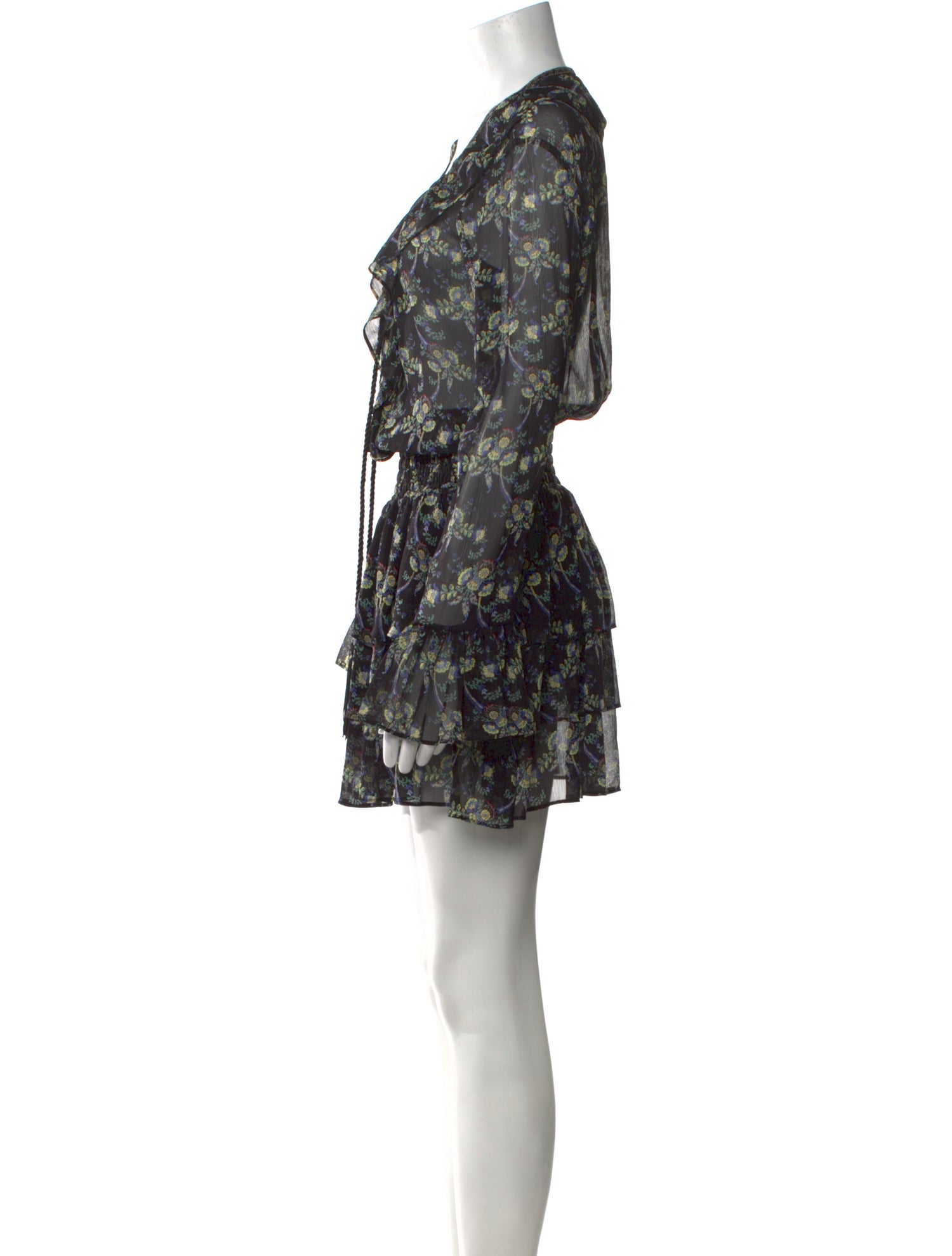 The Kooples Floral Print Mini Dress