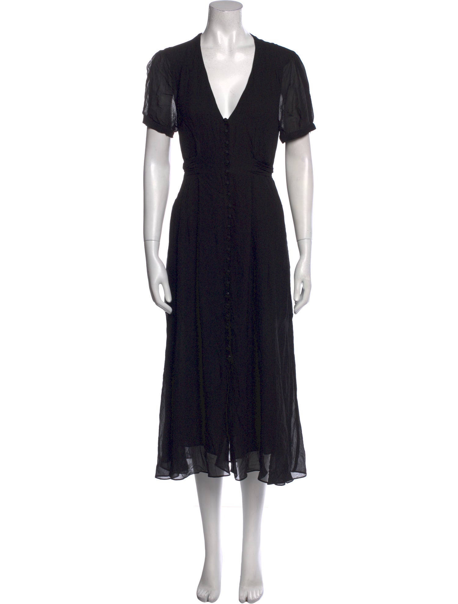 The Kooples V-Neck Long Dress