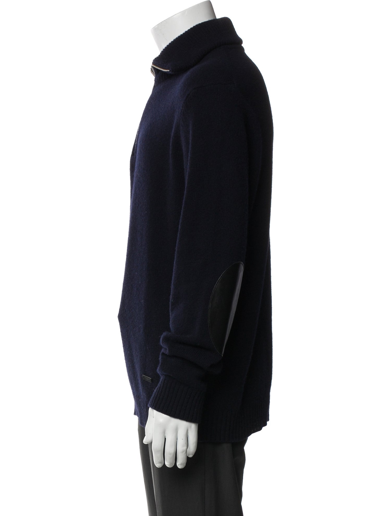 The Kooples Wool Mock Neck Polo Sweater