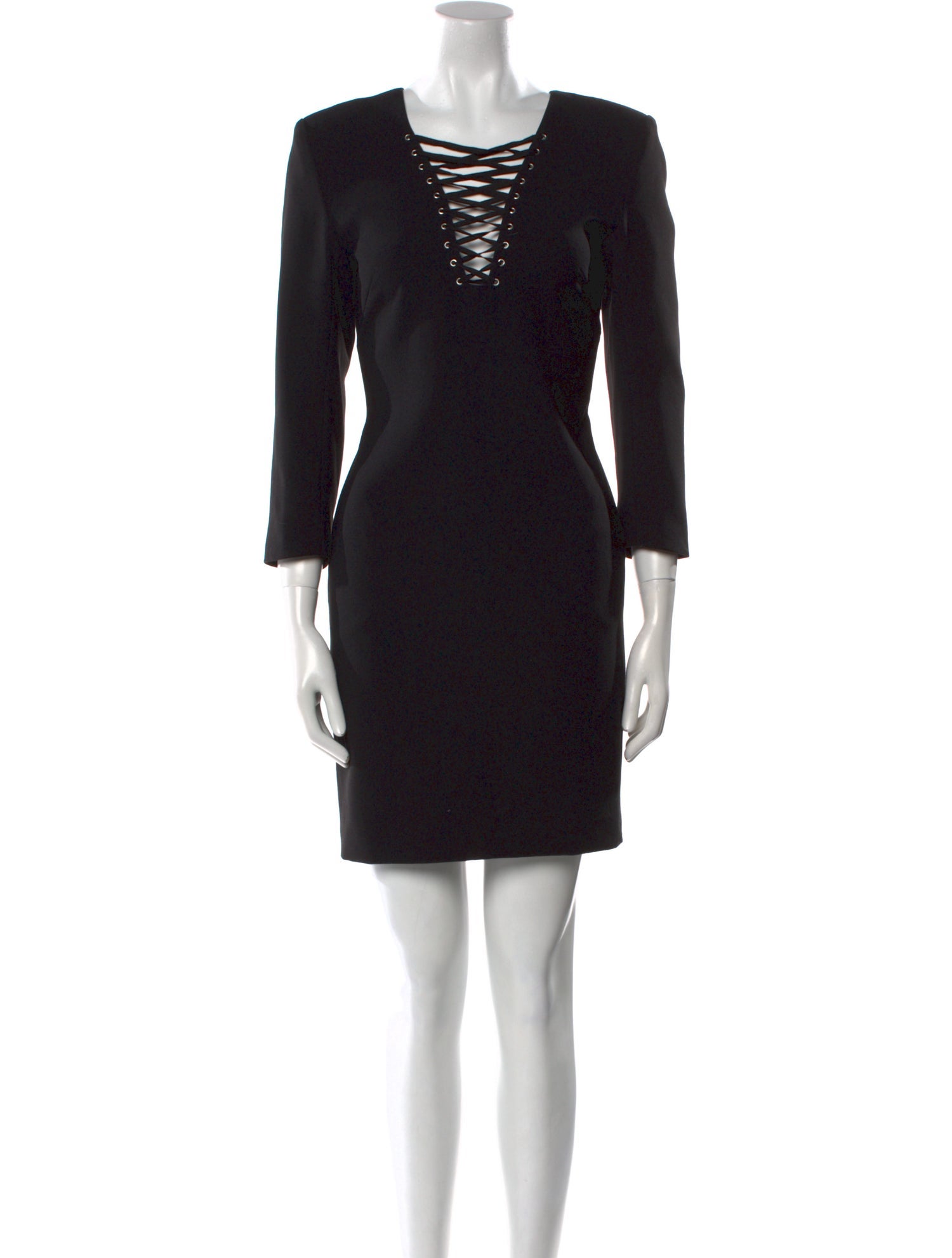 The Kooples Square Neckline Mini Dress