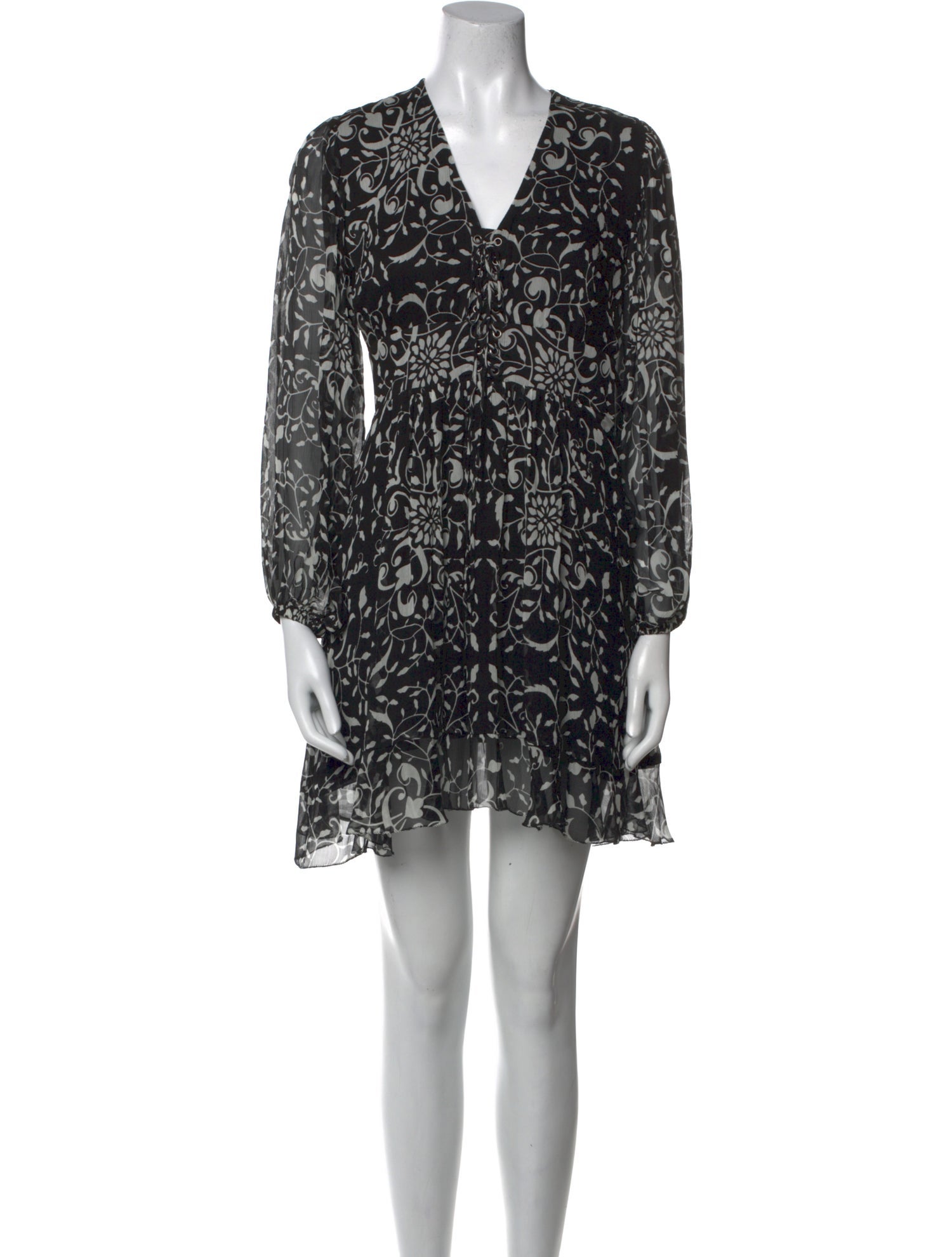 The Kooples Printed Mini Dress