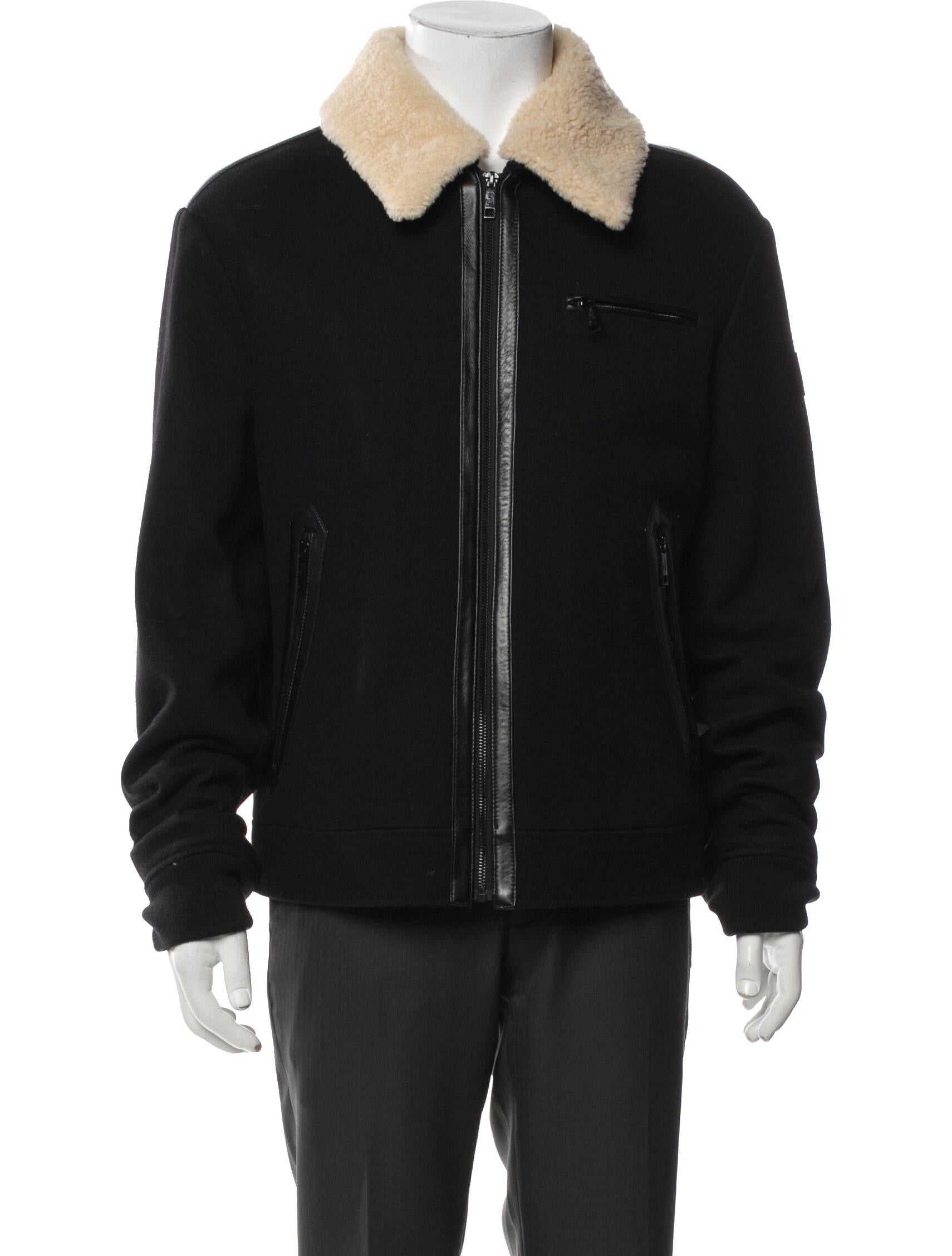 The Kooples Wool Moto Jacket