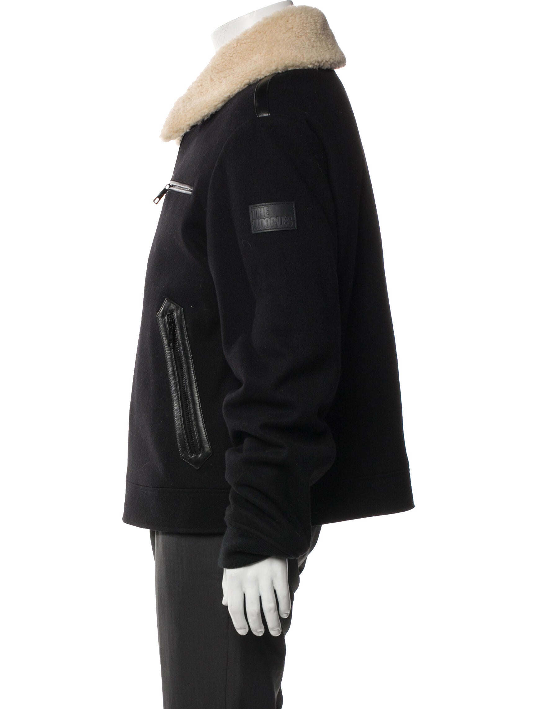 The Kooples Wool Moto Jacket