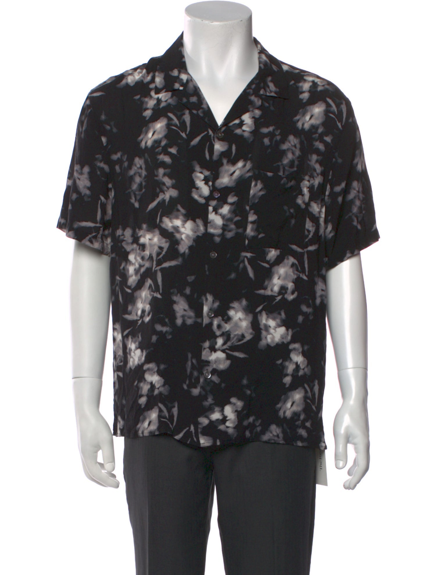 The Kooples Floral Print Short Sleeve Shirt