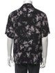 The Kooples Floral Print Short Sleeve Shirt