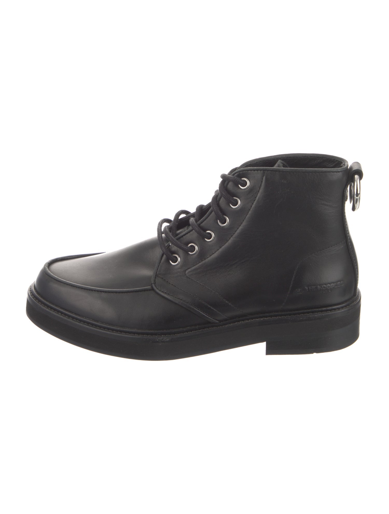The Kooples Leather Combat Boots