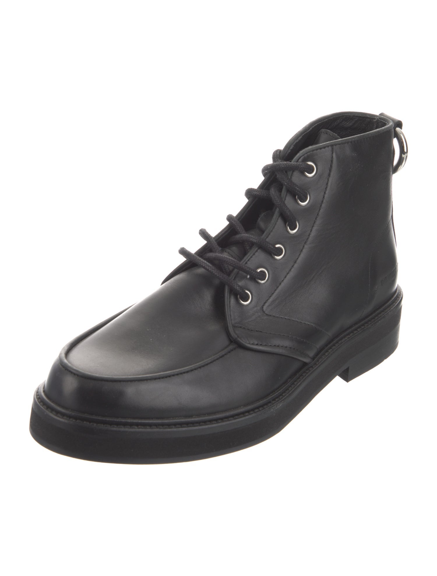 The Kooples Leather Combat Boots