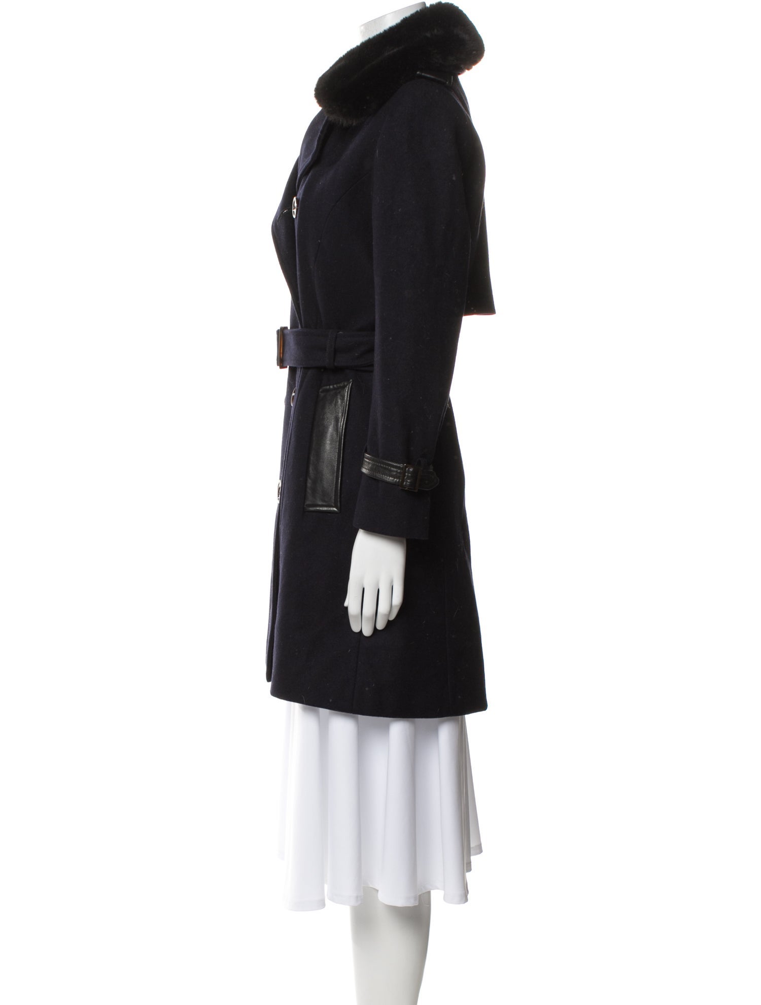 The Kooples Wool Trench Coat