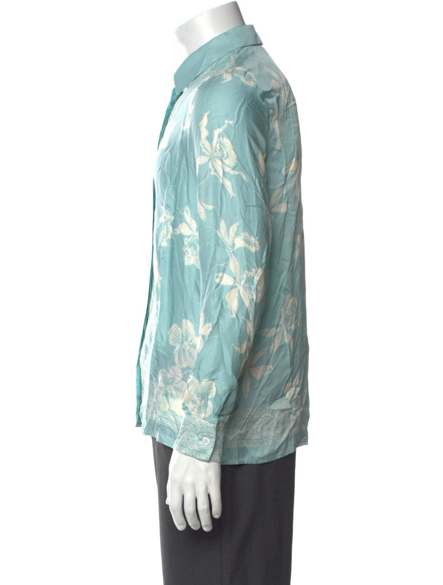 The Kooples Floral Print Long Sleeve Shirt