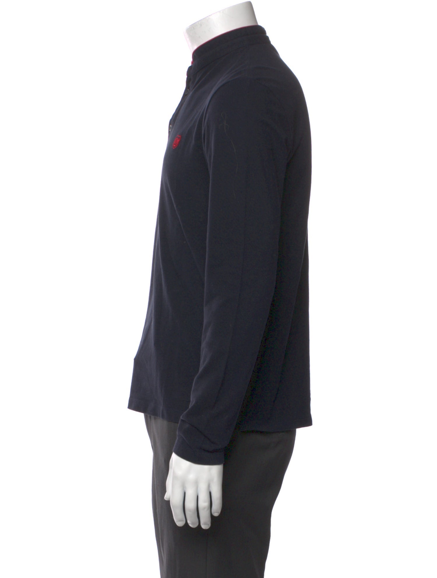 The Kooples Mock Neck Long Sleeve Henley