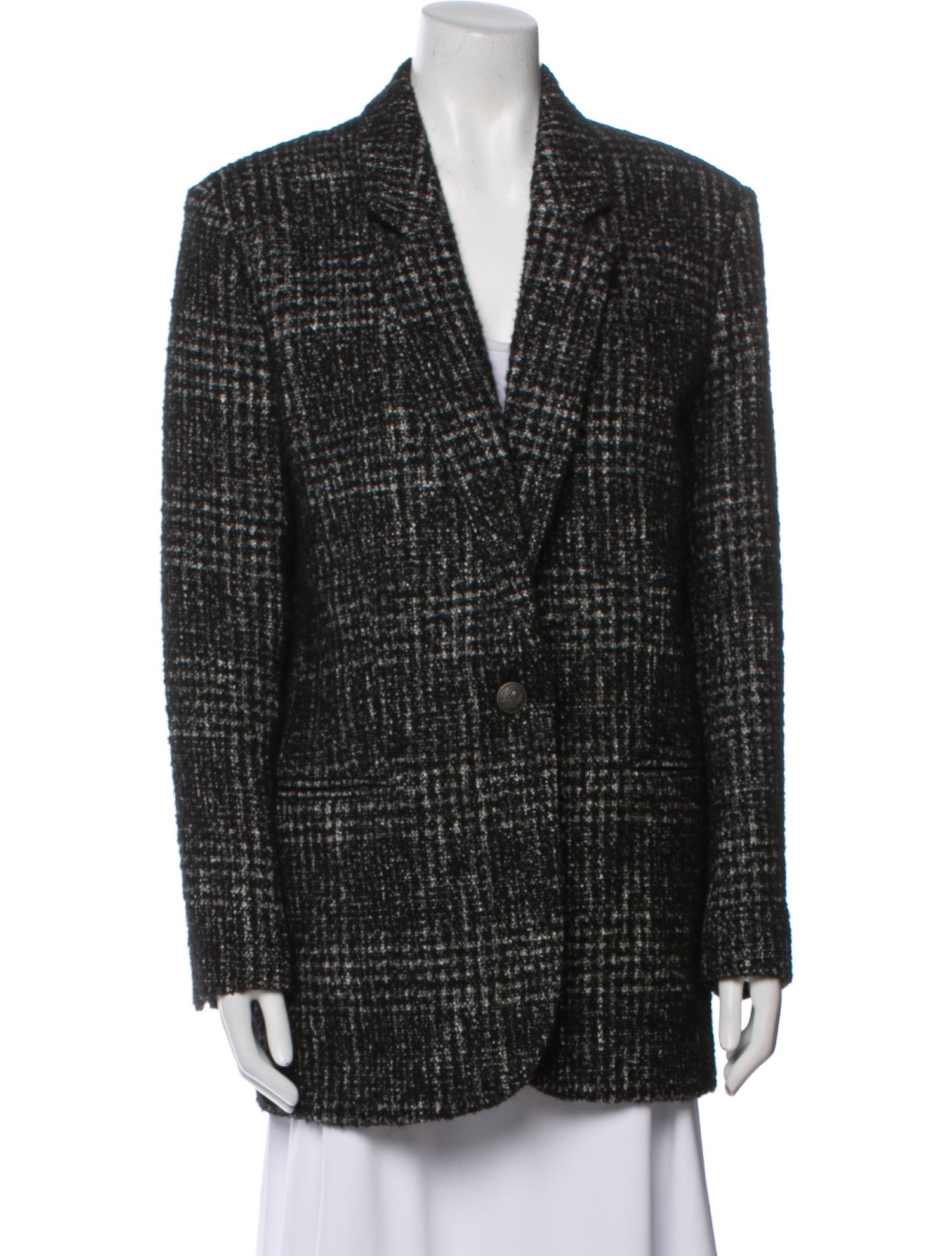 The Kooples Plaid Print Blazer