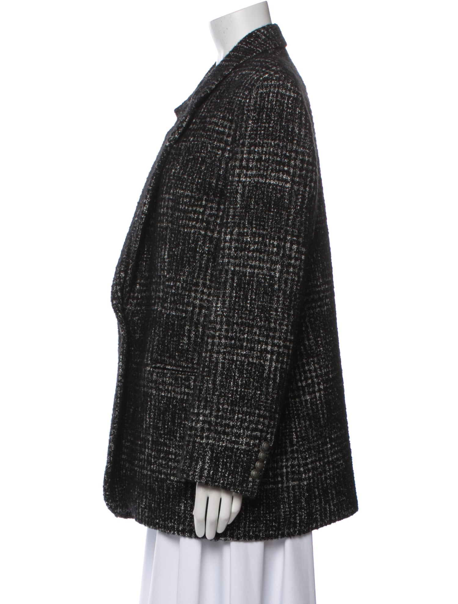 The Kooples Plaid Print Blazer