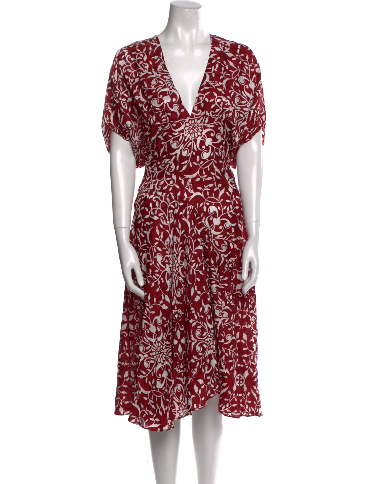 The Kooples Printed Midi Length Dress