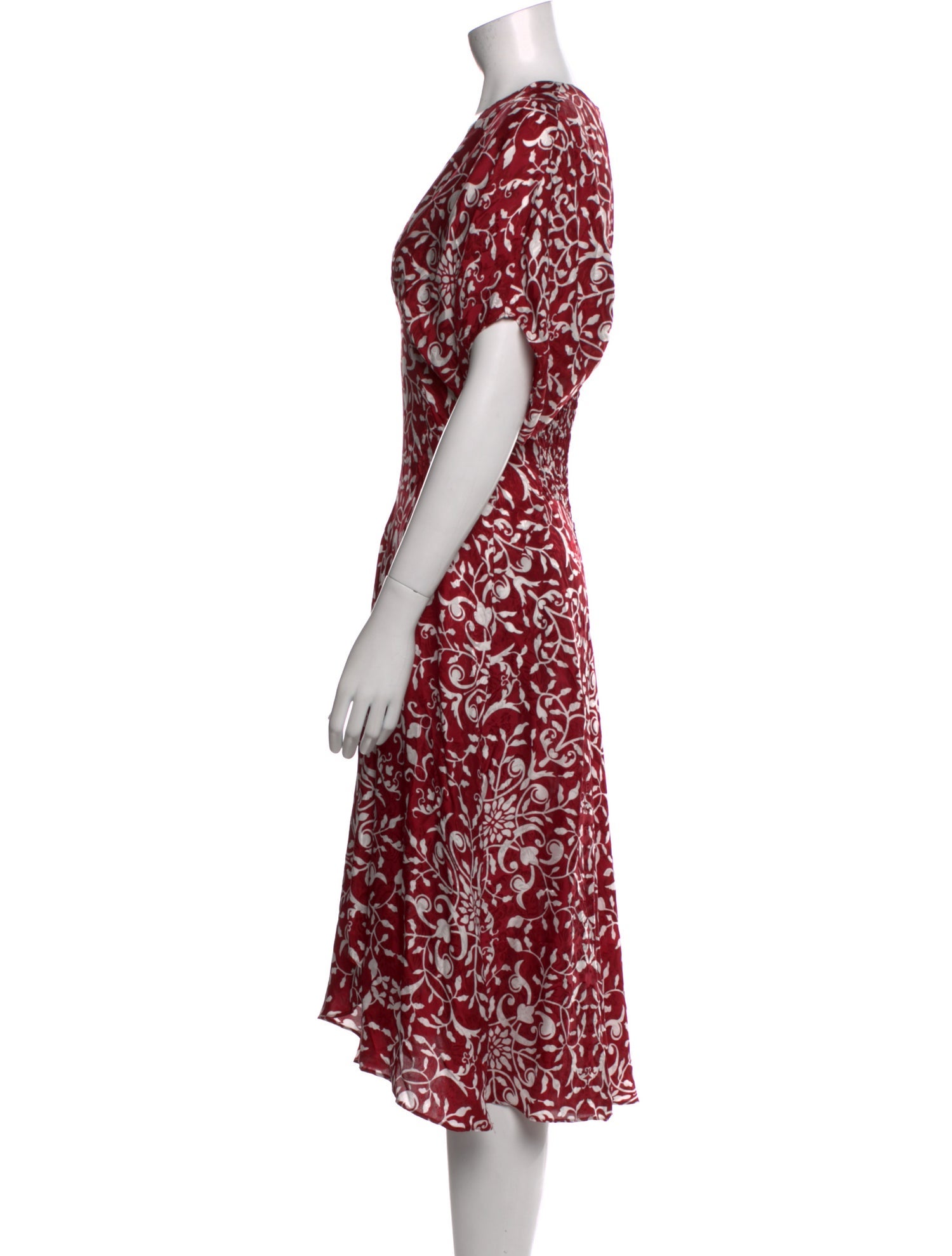The Kooples Printed Midi Length Dress
