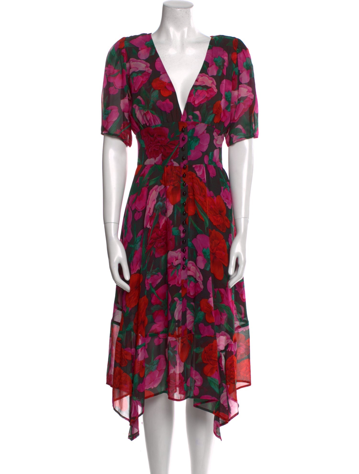 The Kooples Silk Midi Length Dress w/ Tags