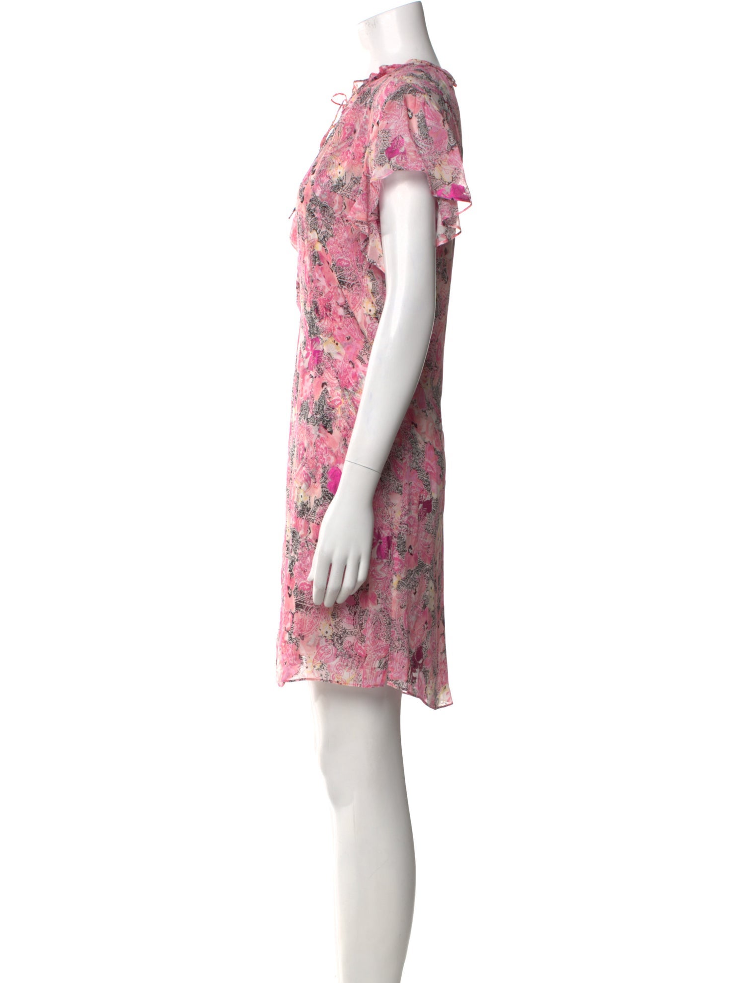 The Kooples Floral Print Mini Dress