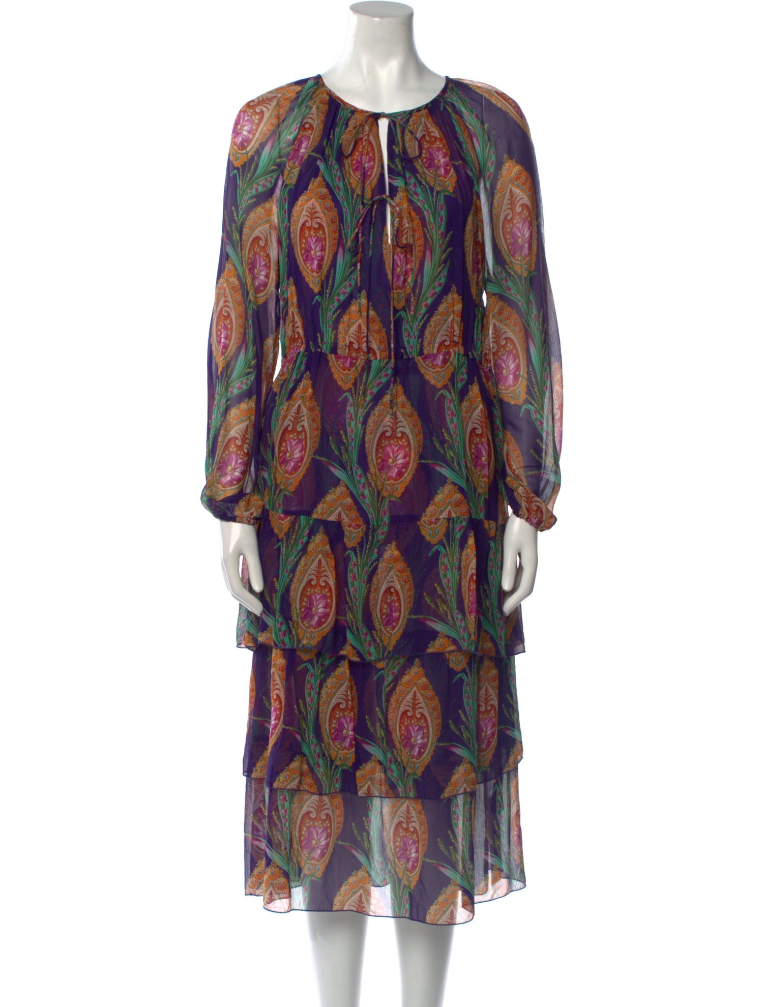 The Kooples Silk Knee-Length Dress