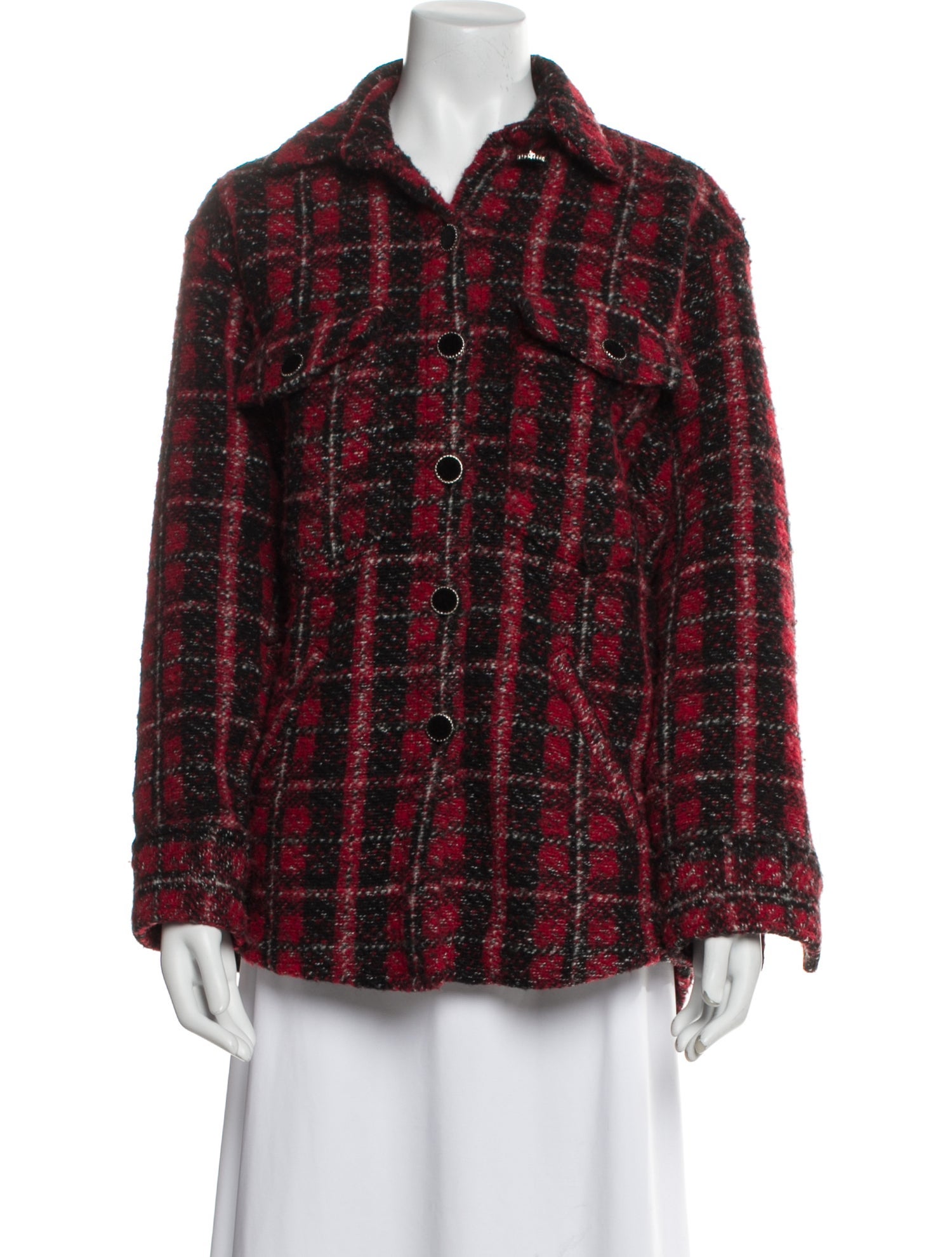 The Kooples Plaid Print Jacket