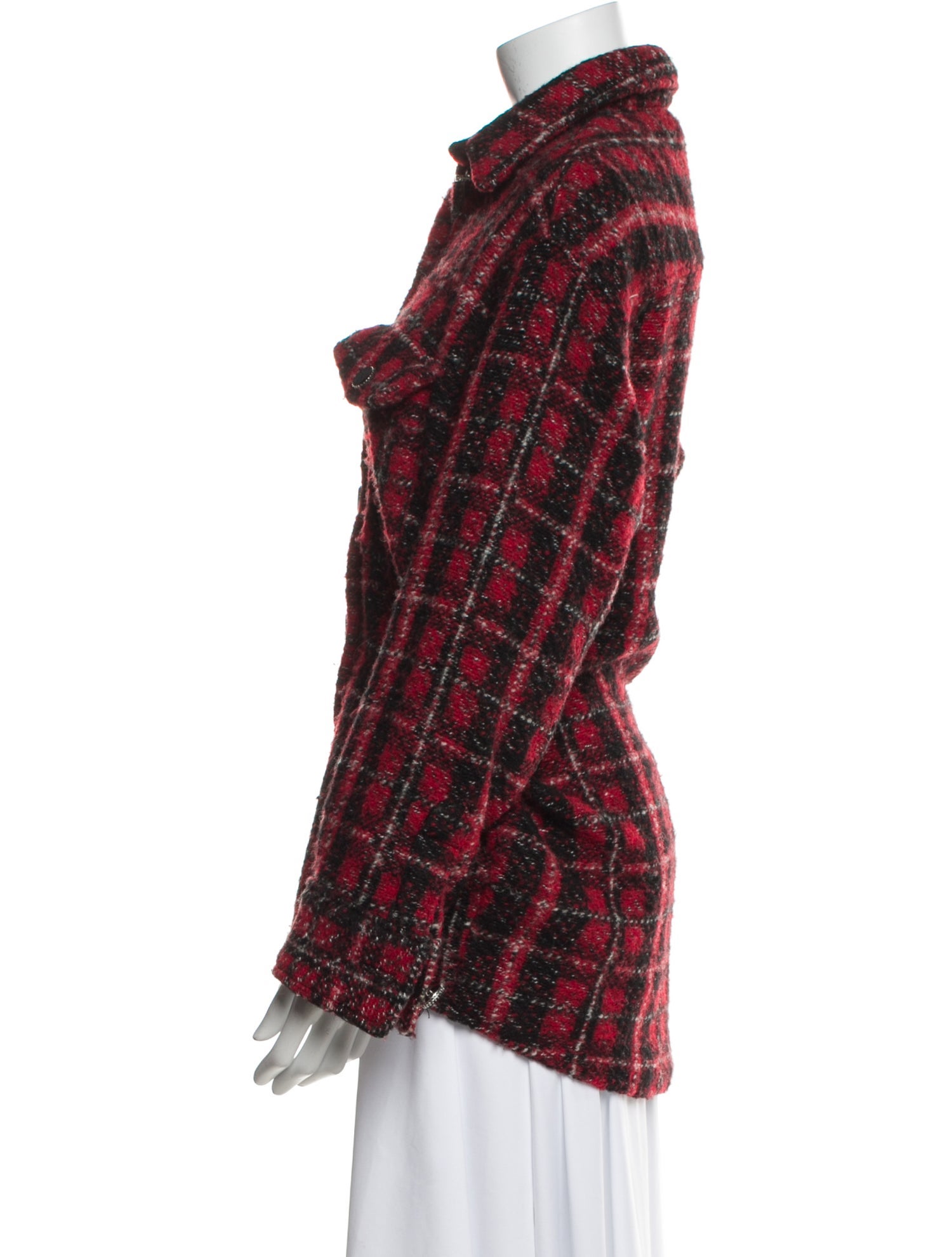 The Kooples Plaid Print Jacket